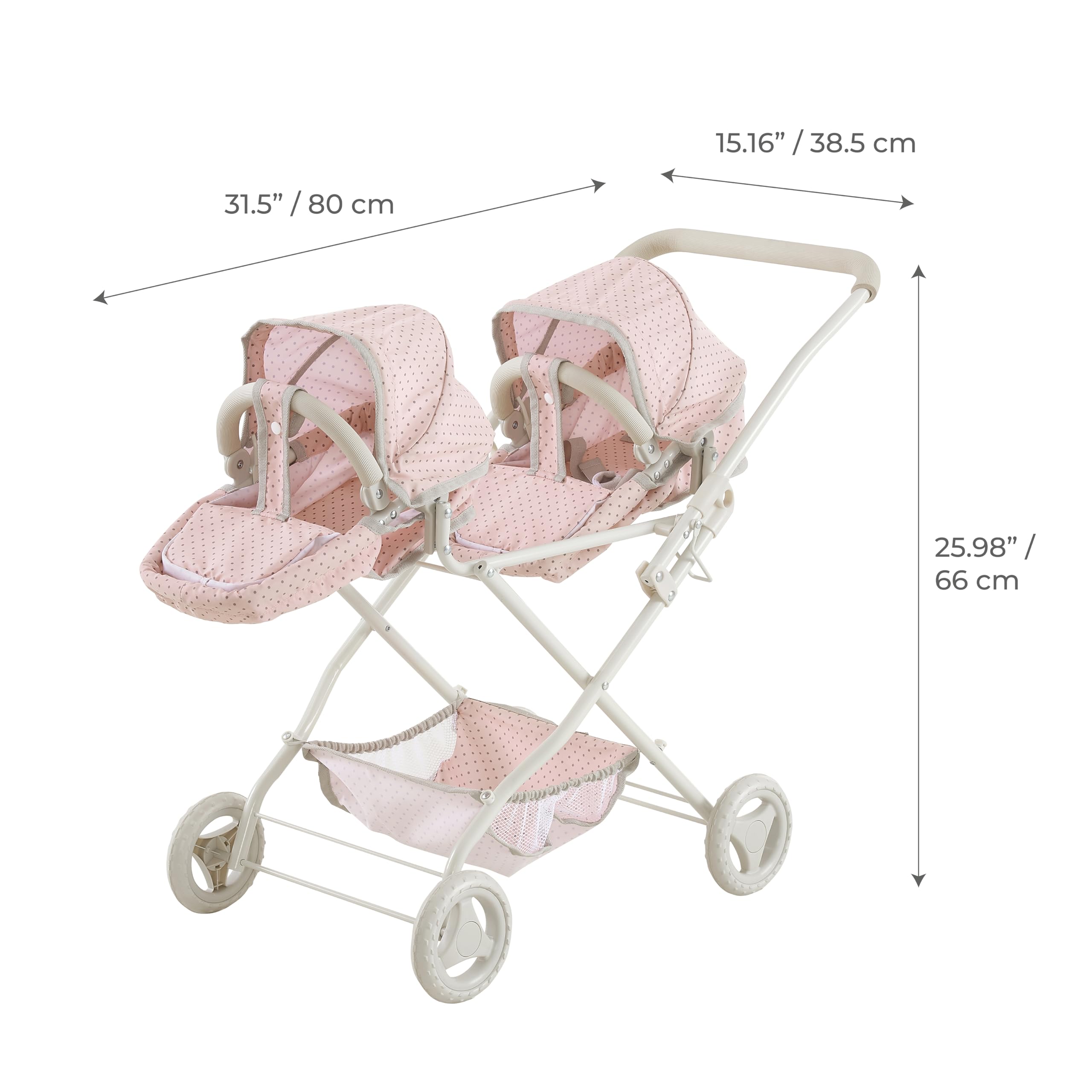 Amazon.com: Olivia's Little World Twin Baby Doll Stroller
